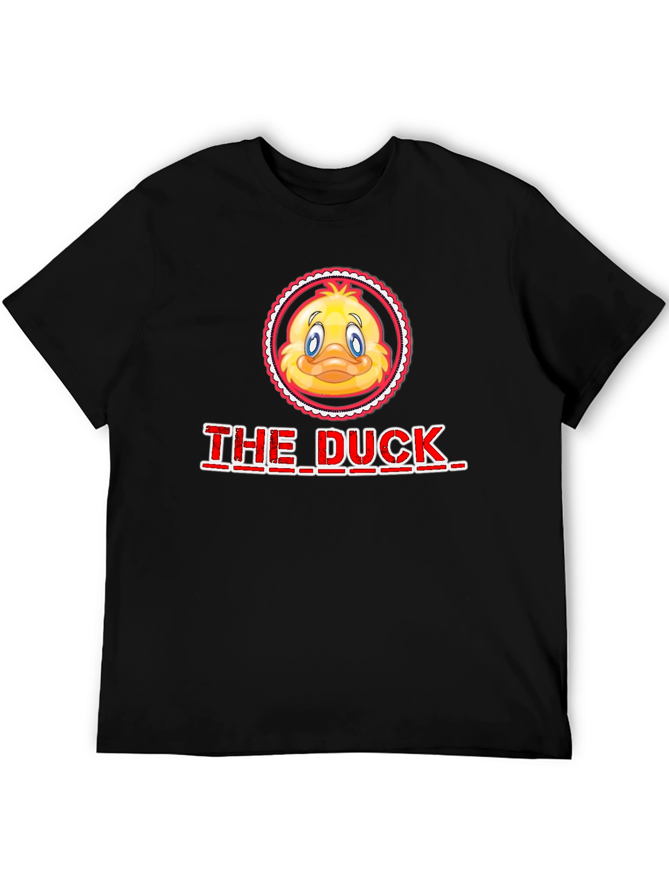 The Duck Graphic T-Shirt - Black Cotton Tee