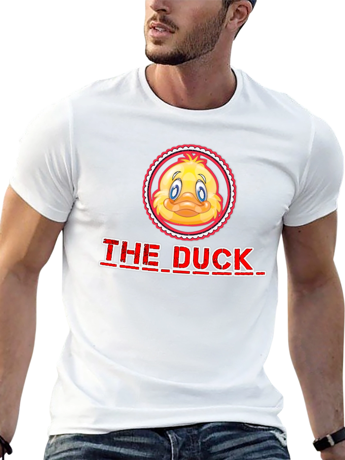 The Duck Graphic T-Shirt - Black Cotton Tee