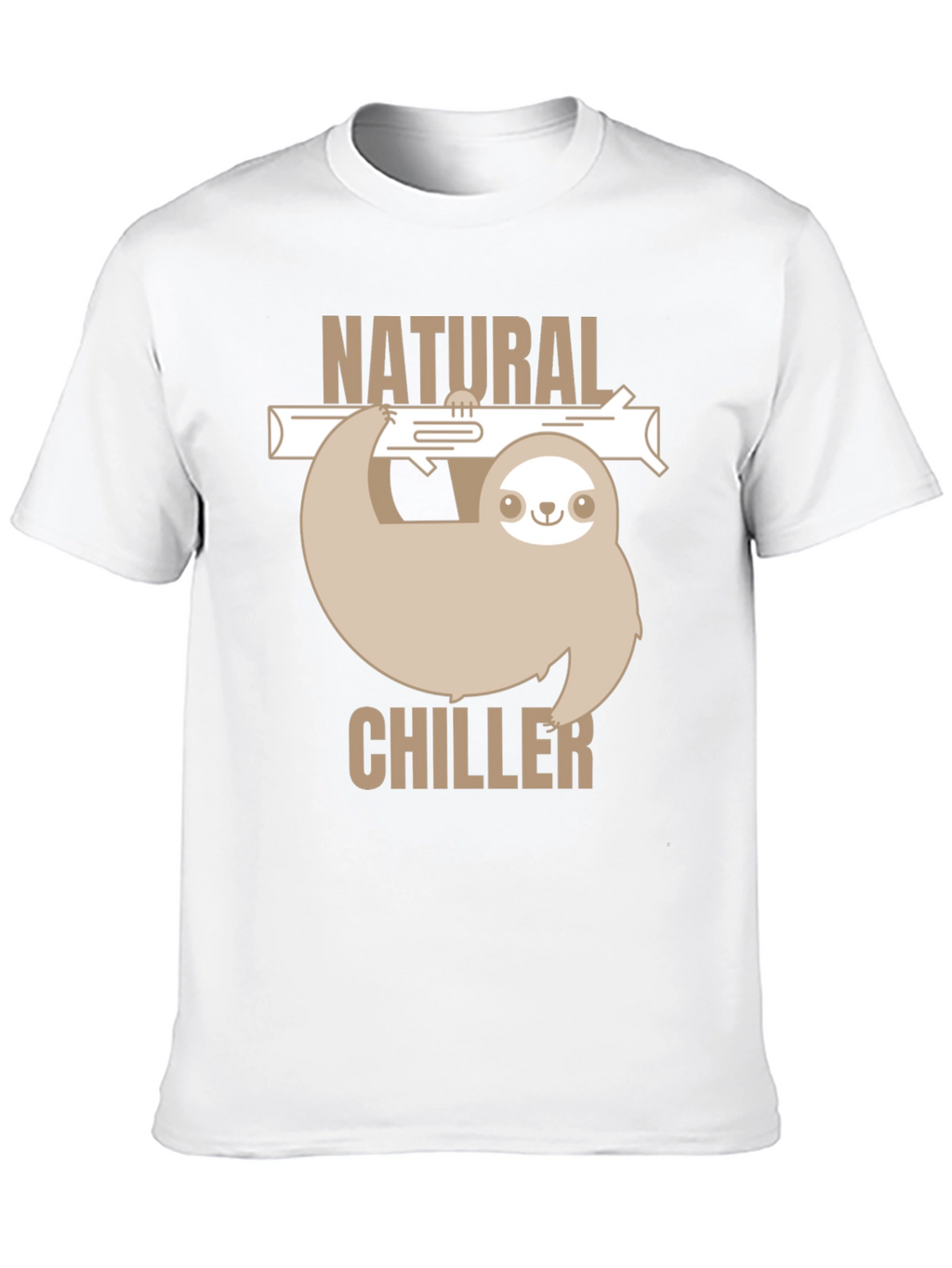 Natural Chiller Sloth Graphic Tee