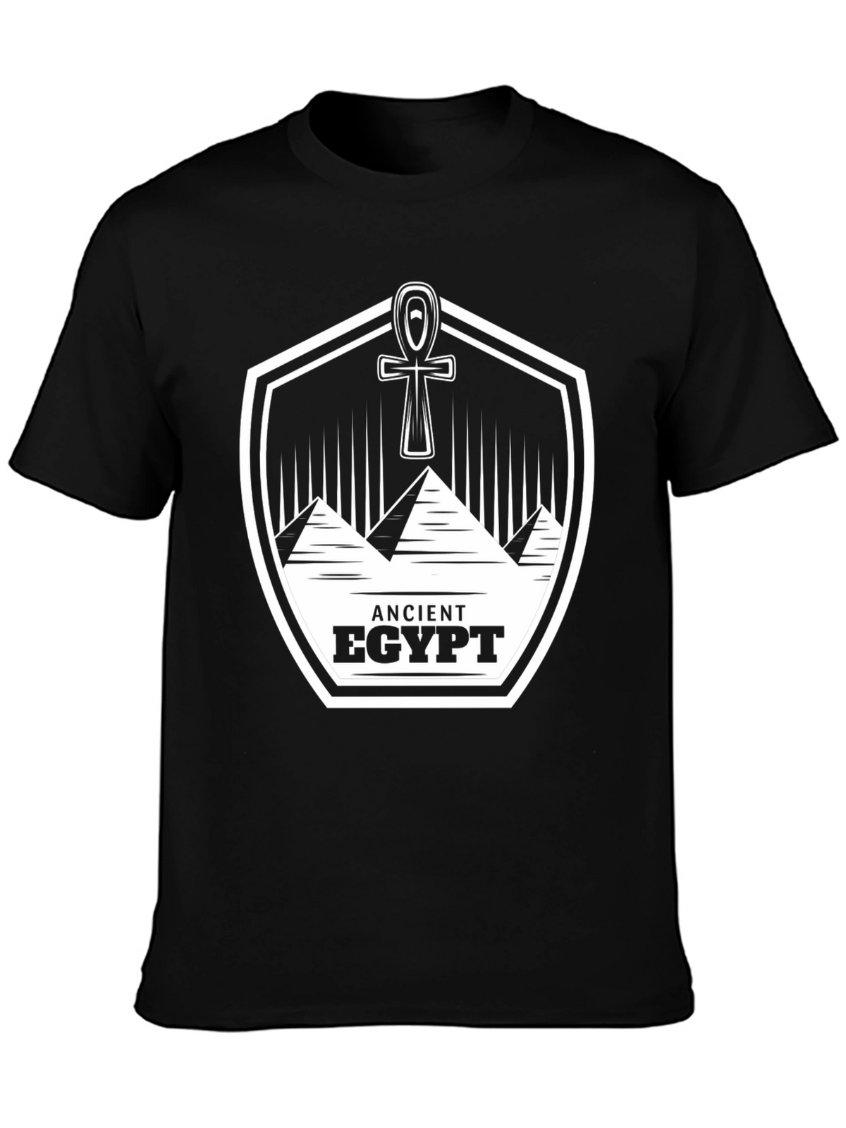 Ancient Egypt Graphic Tee - Black