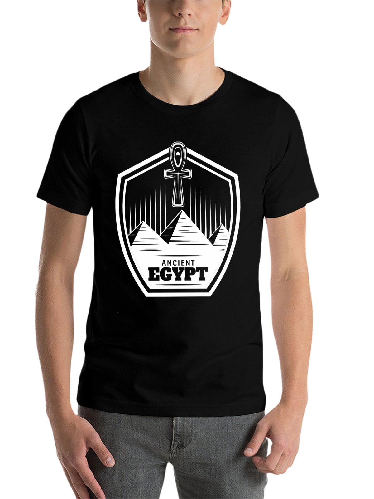 Ancient Egypt Graphic Tee - Black