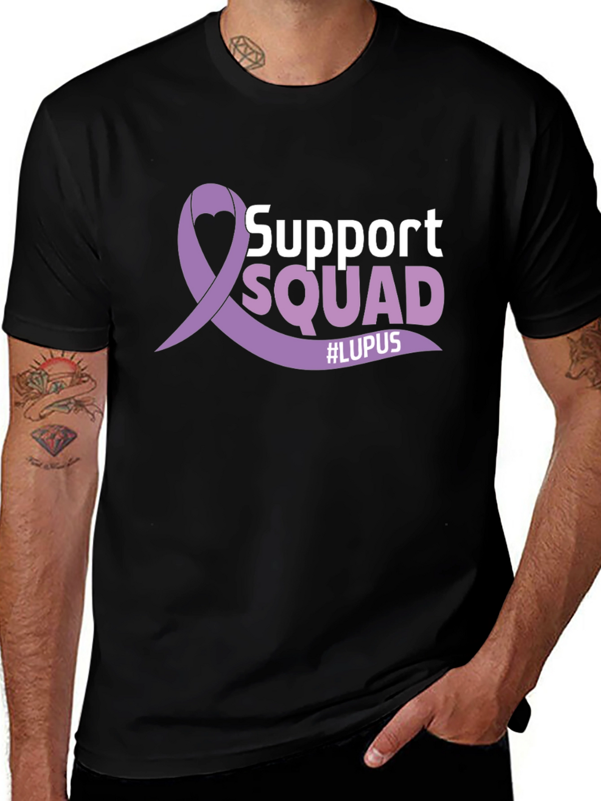 Lupus Awareness Support Squad T-Shirt