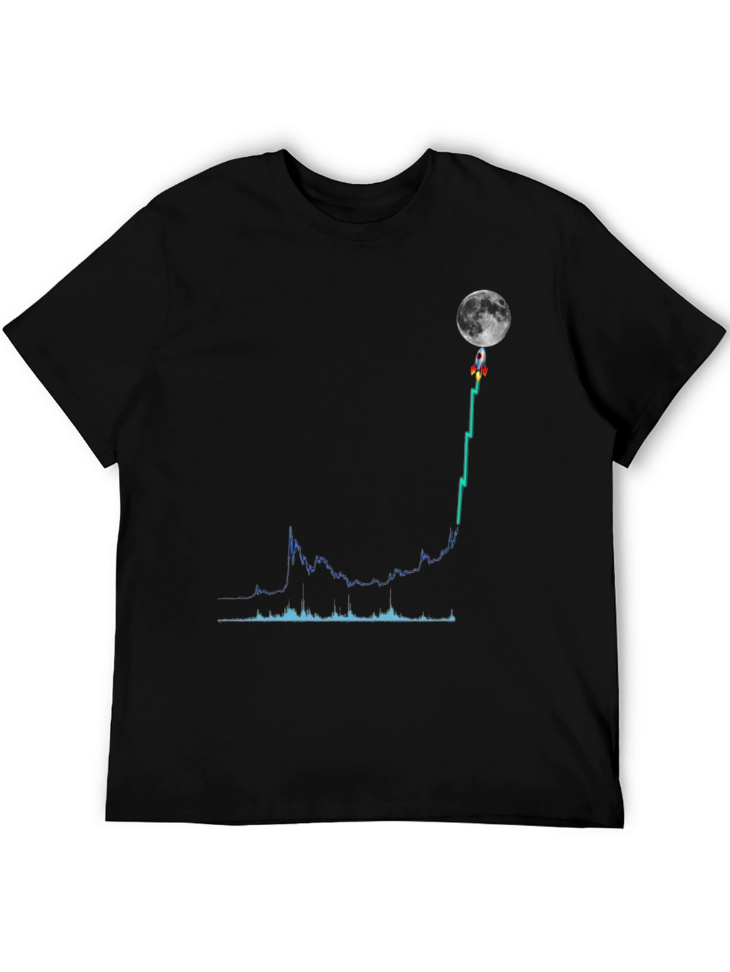 To the Moon Graphic Tee - Crypto Trading T-Shirt