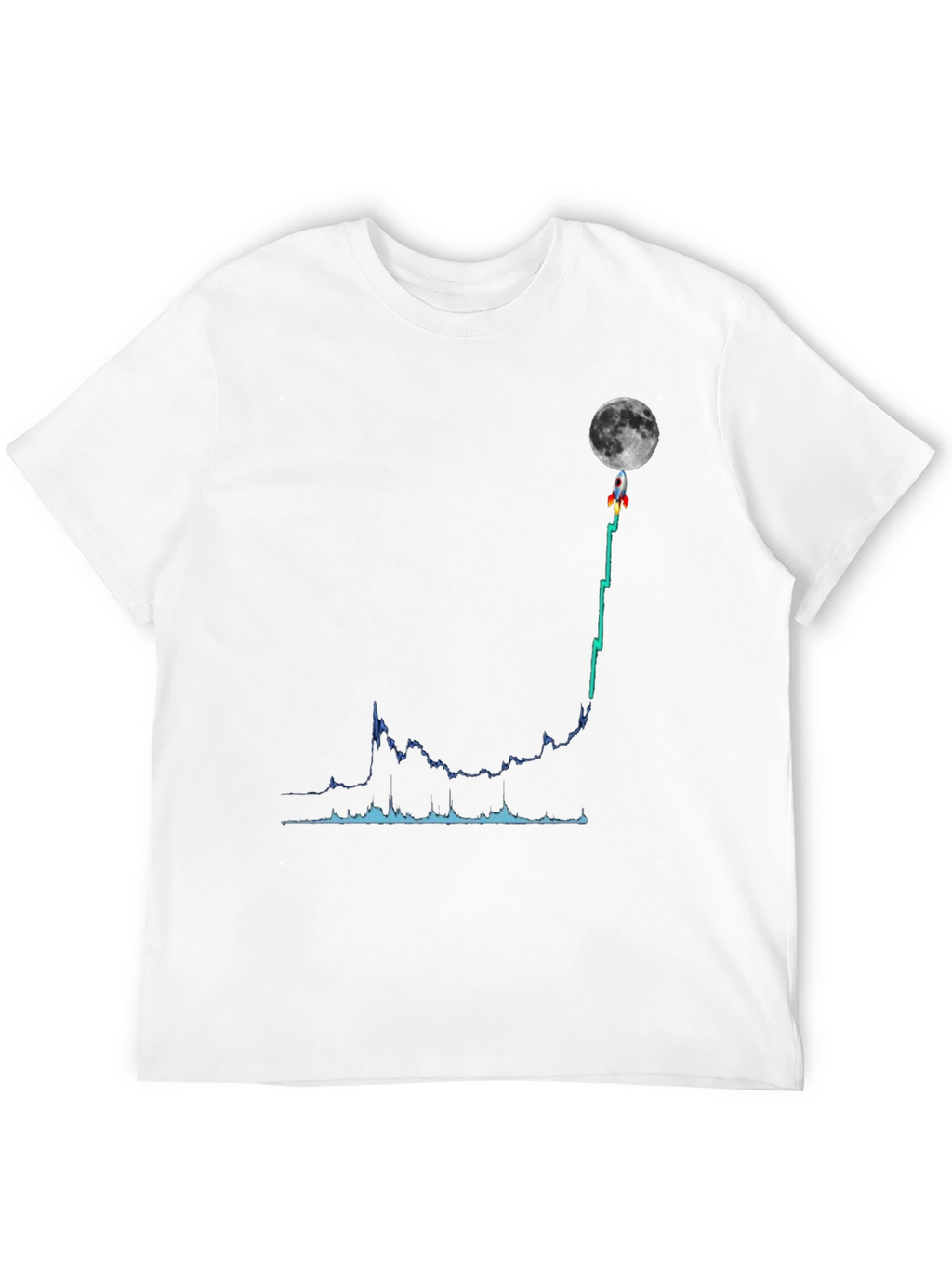 To the Moon Graphic Tee - Crypto Trading T-Shirt