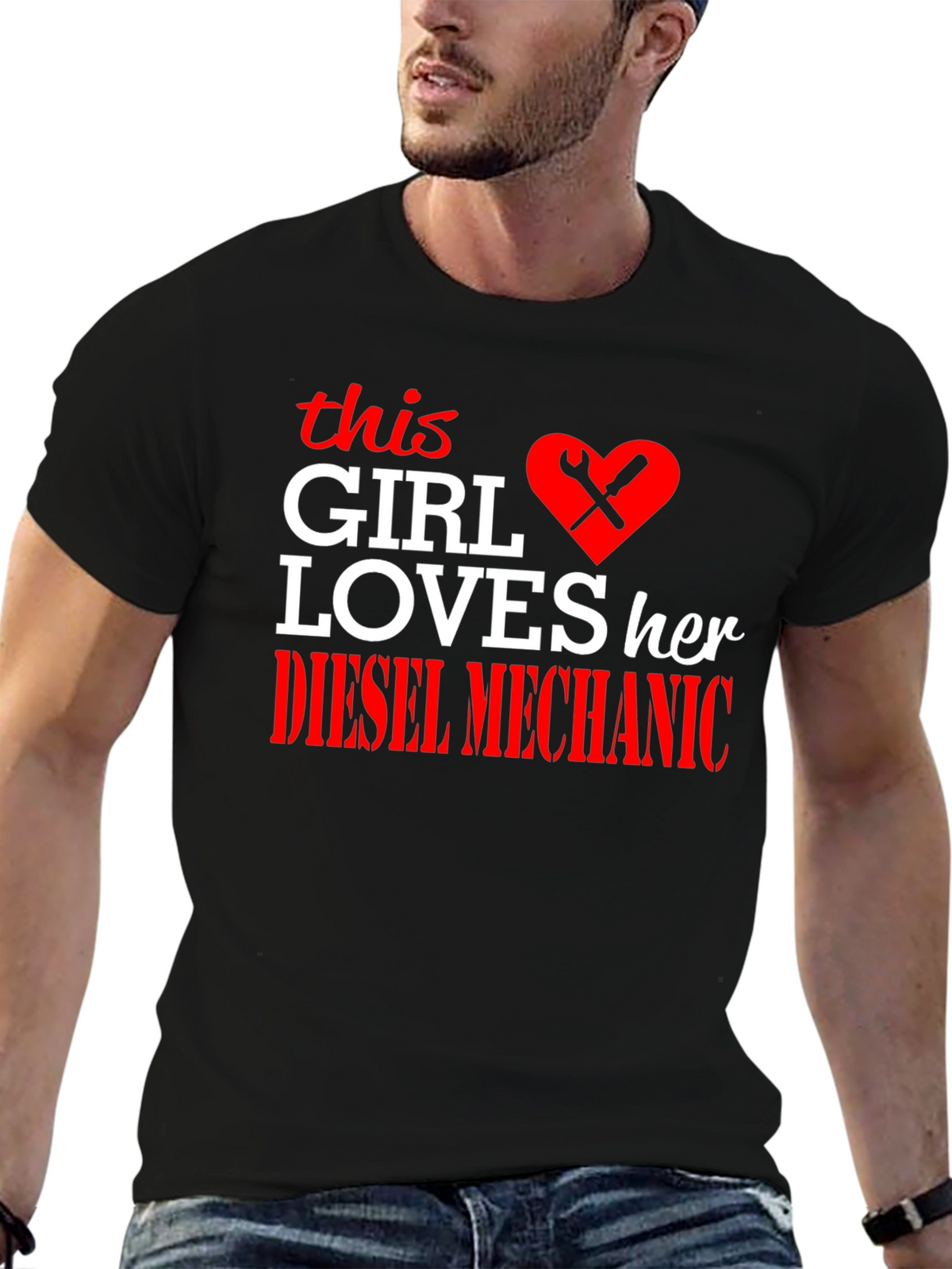 Diesel Mechanic Girls Love T-Shirt