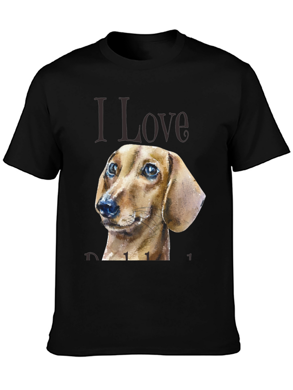 Dachshund Dog Lover T-Shirt - Unisex Black Tee