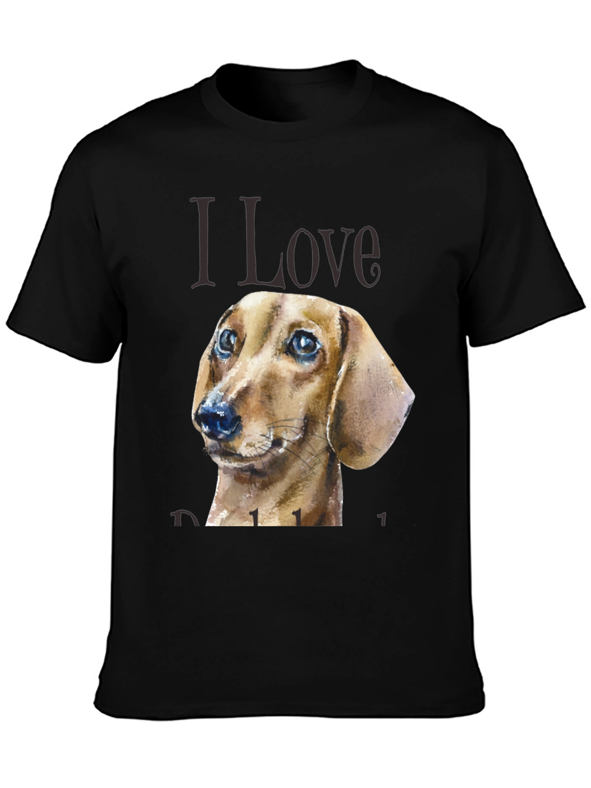 Dachshund Dog Lover T-Shirt - Unisex Black Tee