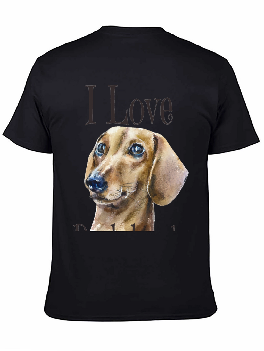 Dachshund Dog Lover T-Shirt - Unisex Black Tee