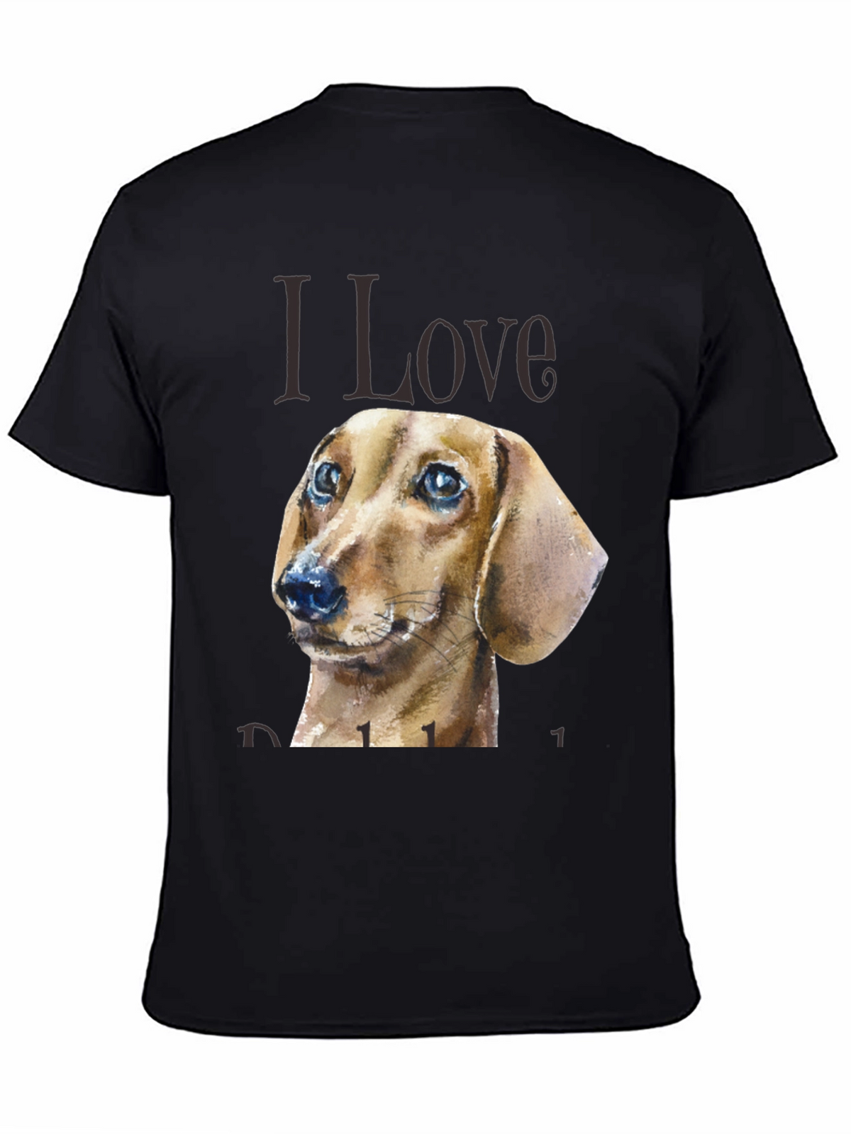 Dachshund Dog Lover T-Shirt - Unisex Black Tee
