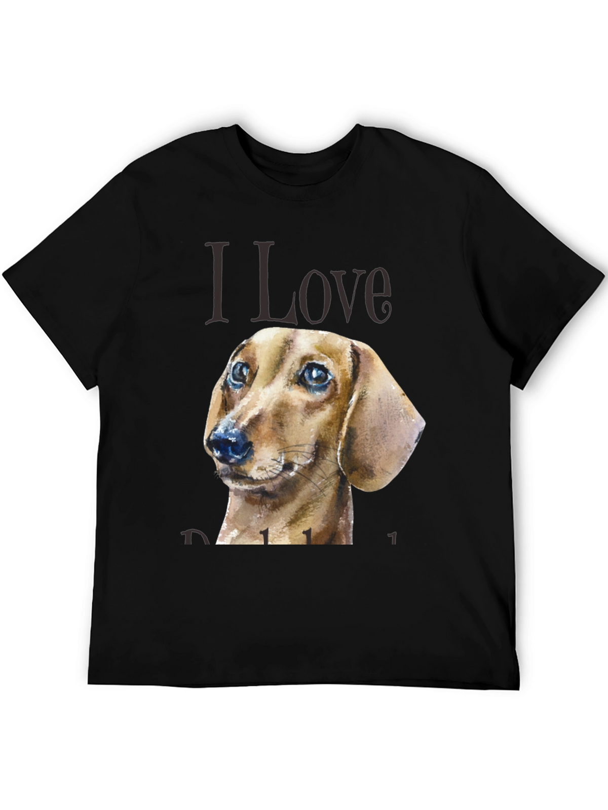 Dachshund Dog Lover T-Shirt - Unisex Black Tee