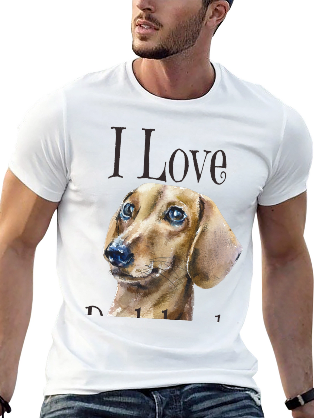 Dachshund Dog Lover T-Shirt - Unisex Black Tee