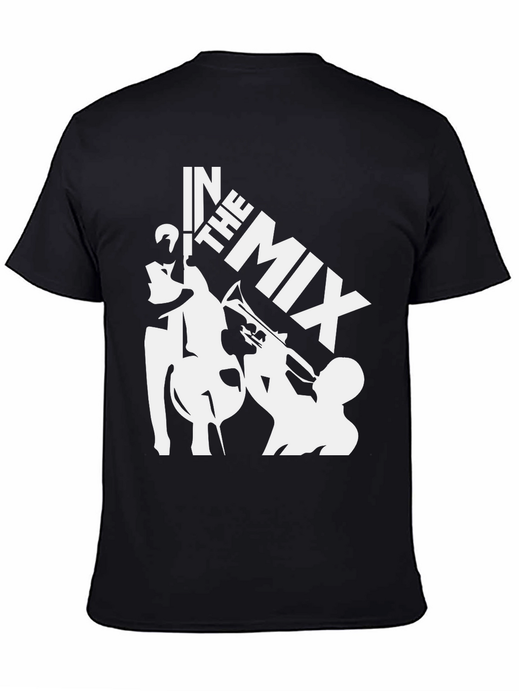 In The Mix Black Graphic T-Shirt