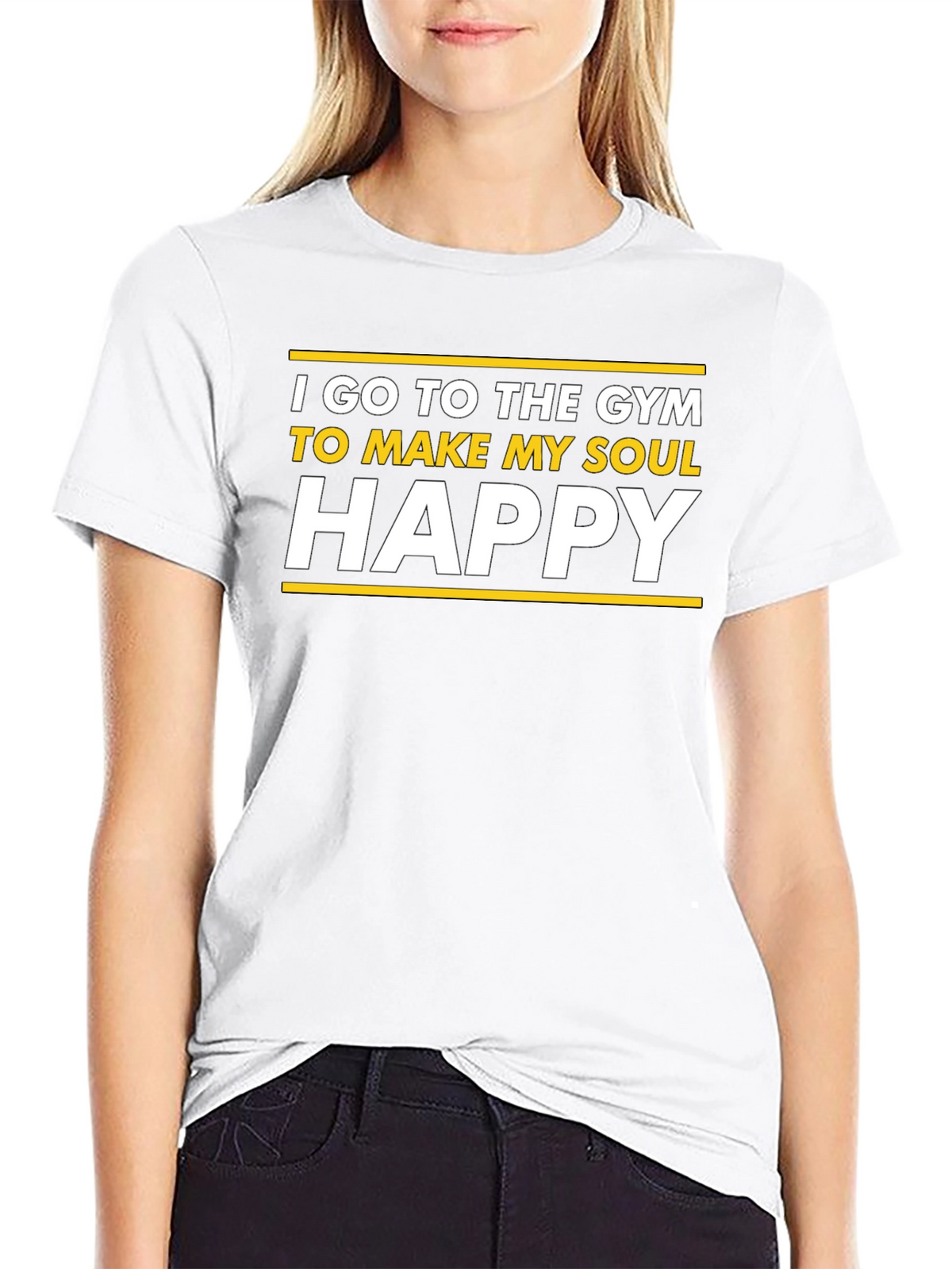 Gym Motivation T-Shirt: Happy Soul