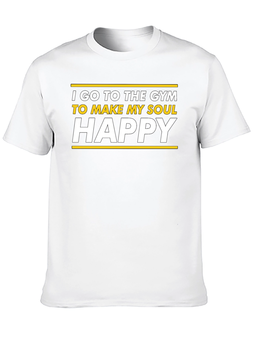 Gym Motivation T-Shirt: Happy Soul