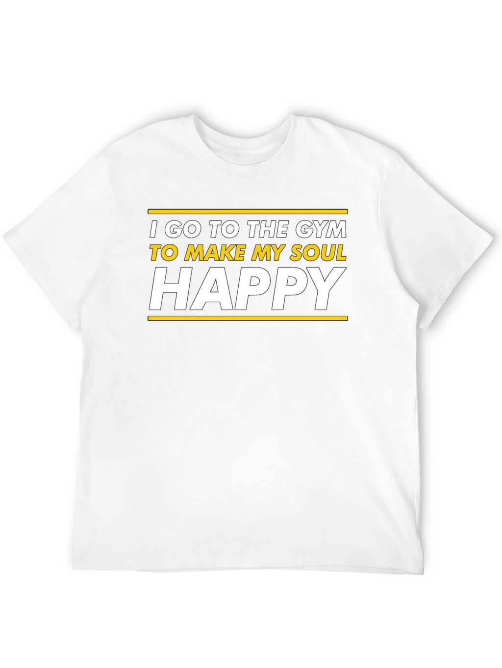 Gym Motivation T-Shirt: Happy Soul