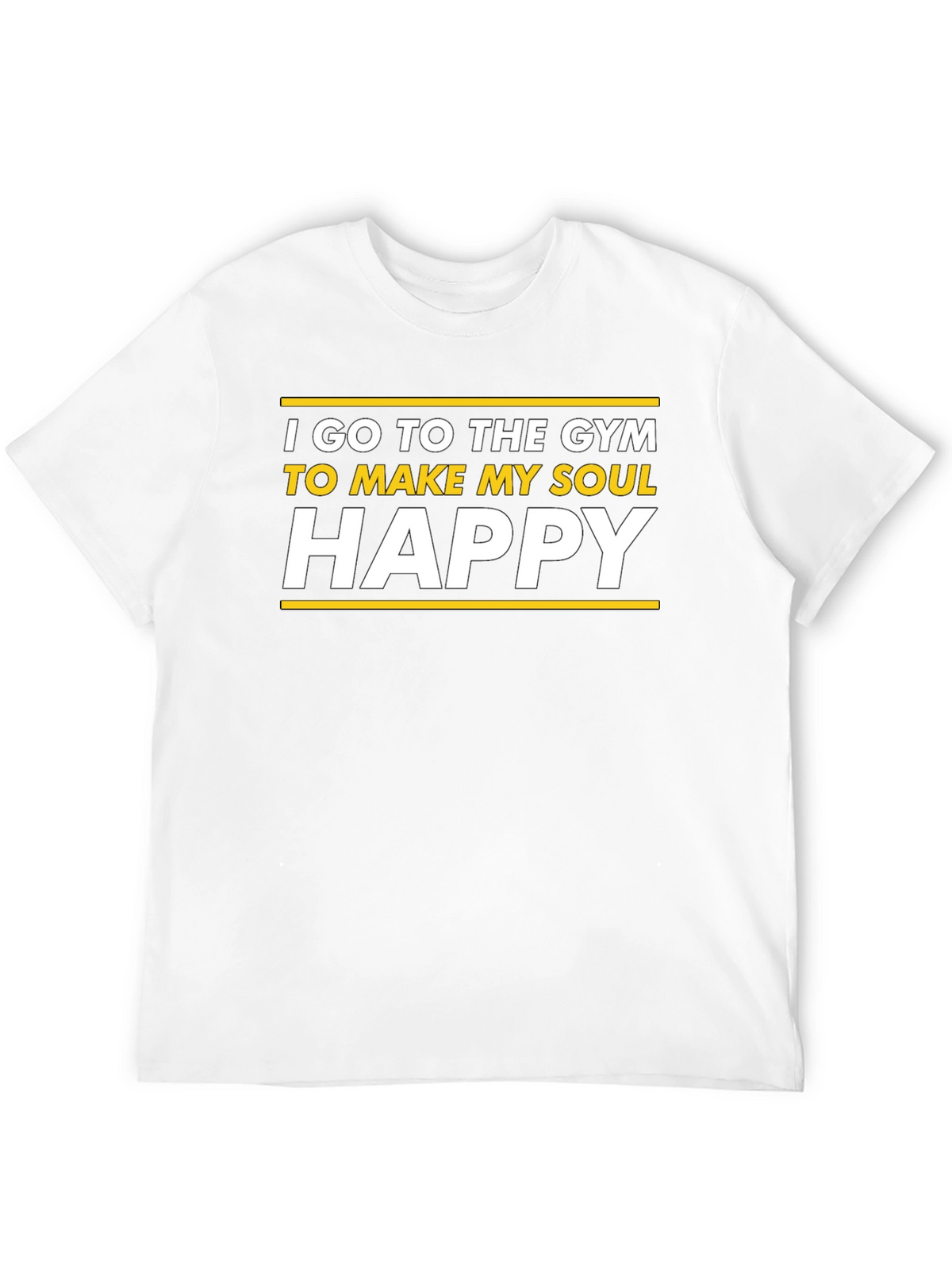 Gym Motivation T-Shirt: Happy Soul