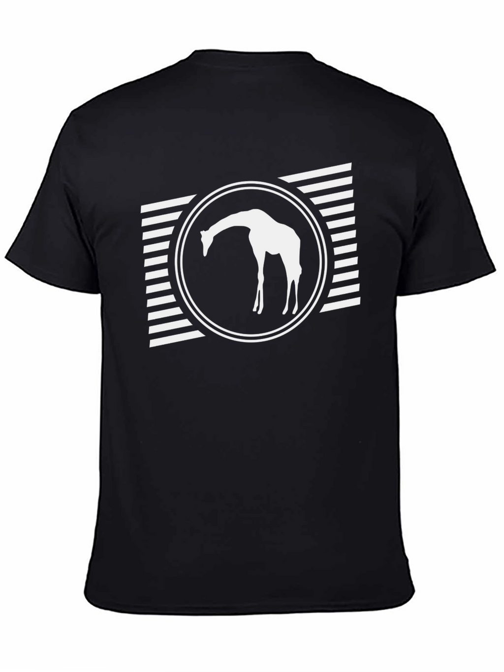 Giraffe Graphic Tee - Black Casual Shirt