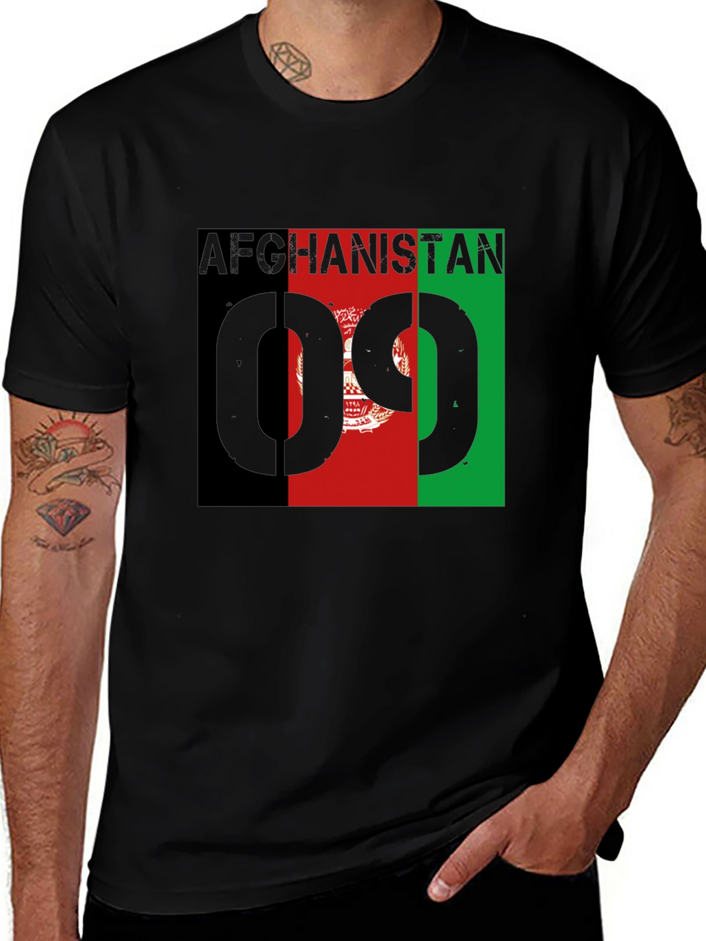 Afghanistan Flag T-Shirt
