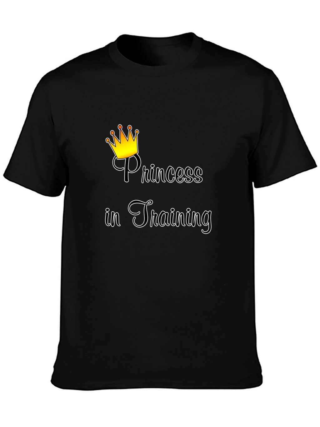 Princess In Training T-Shirt Black