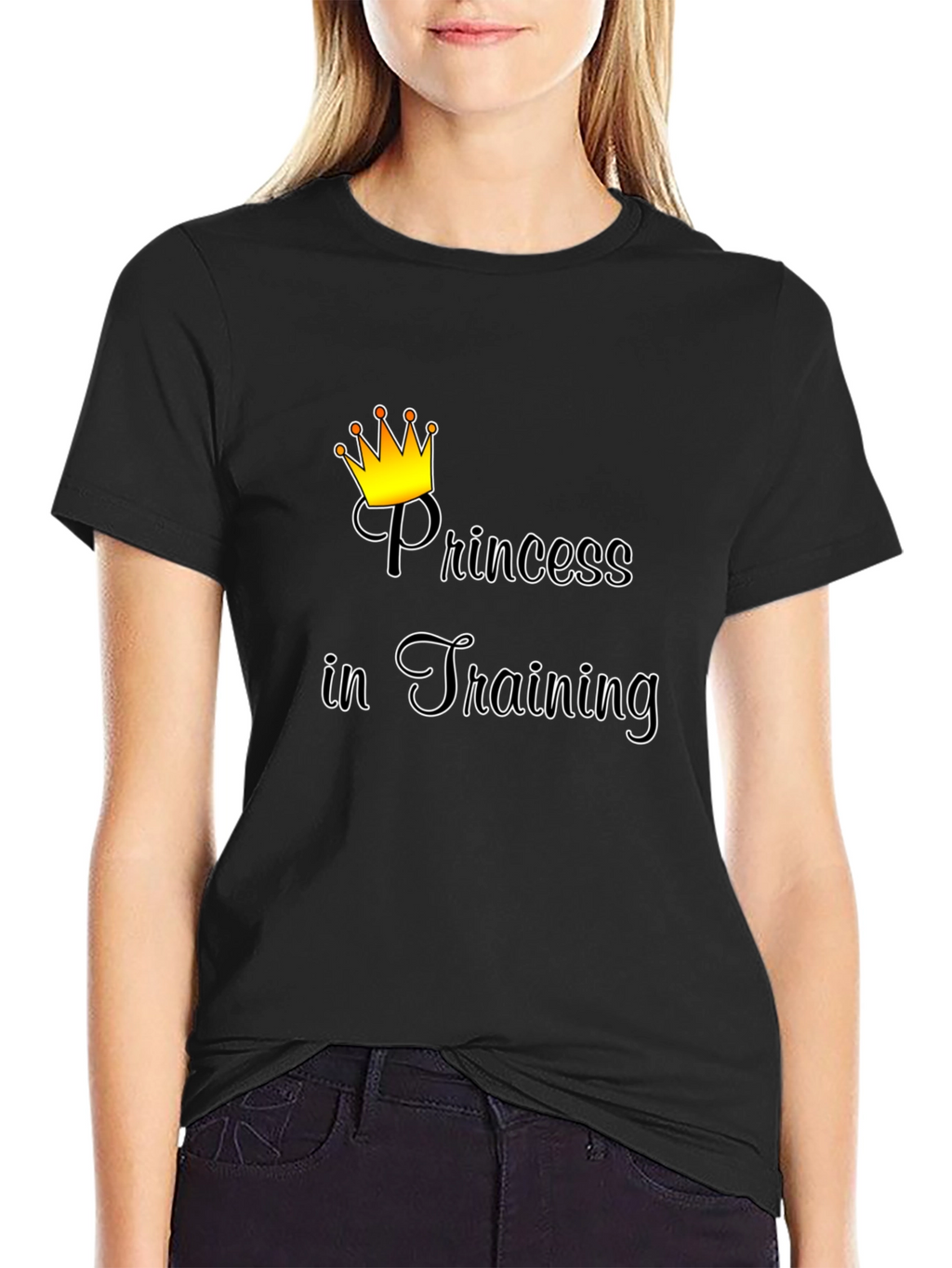 Princess In Training T-Shirt Black