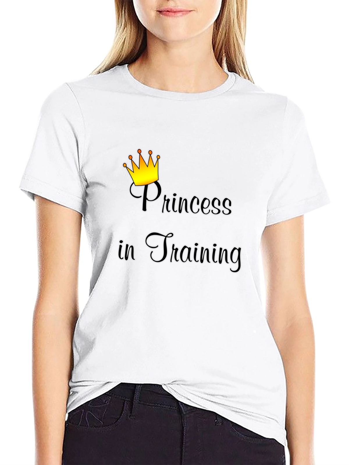 Princess In Training T-Shirt Black