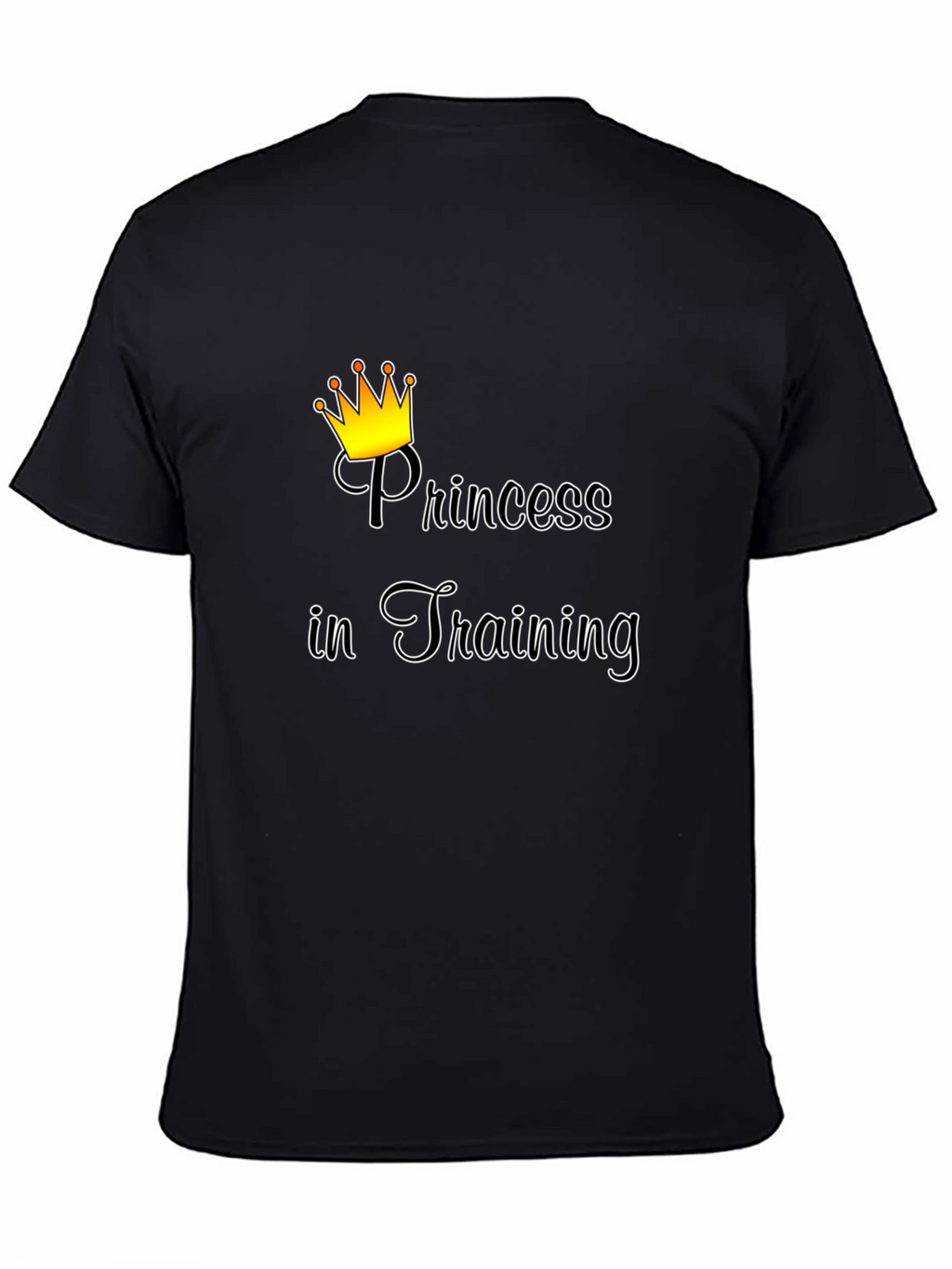 Princess In Training T-Shirt Black