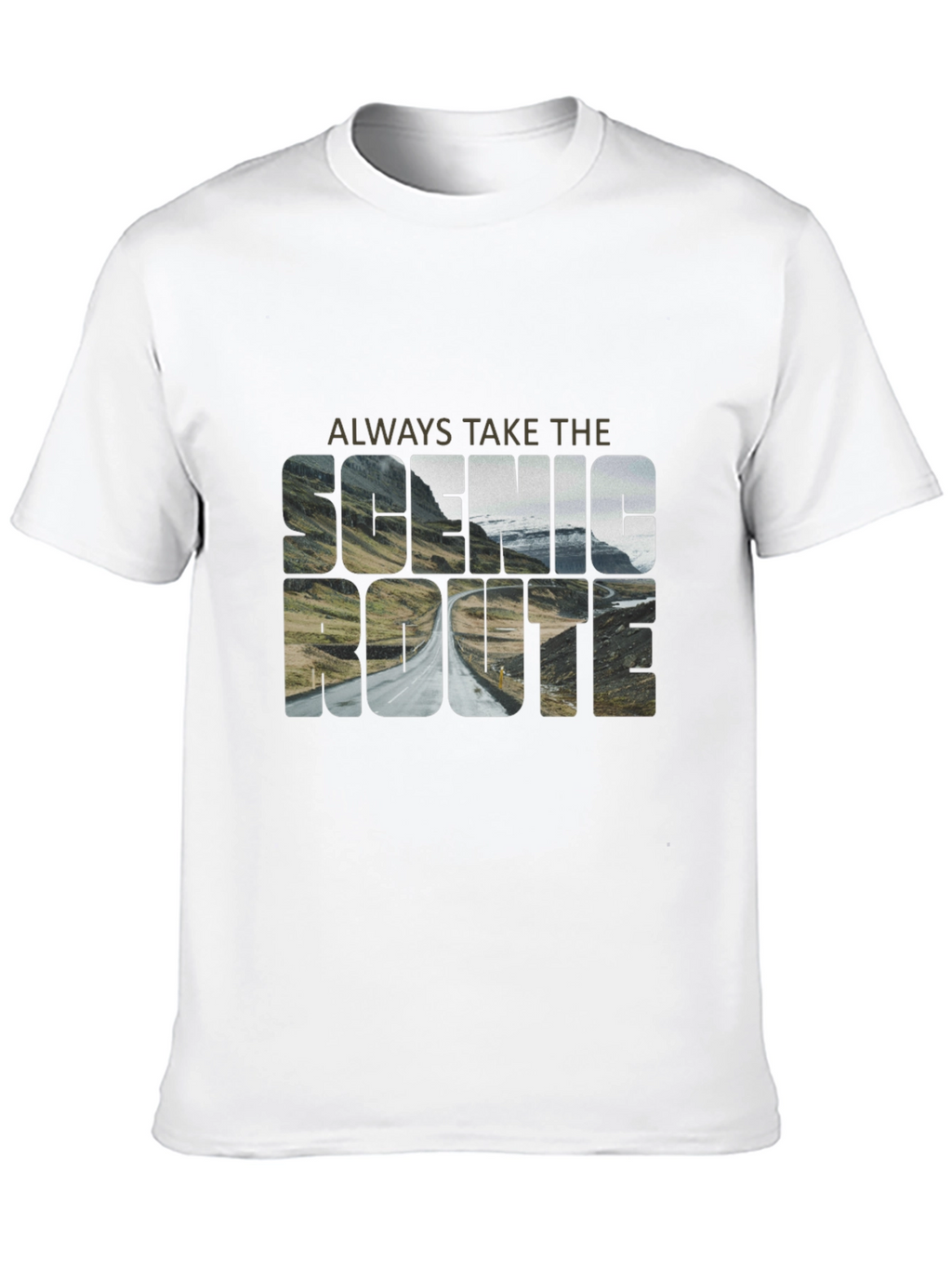 Scenic Route Graphic Tee - Adventure Awaits