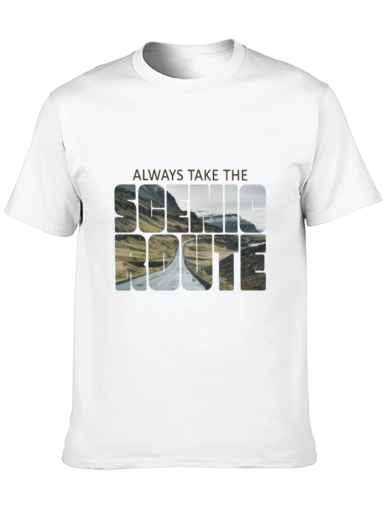 Scenic Route Graphic Tee - Adventure Awaits