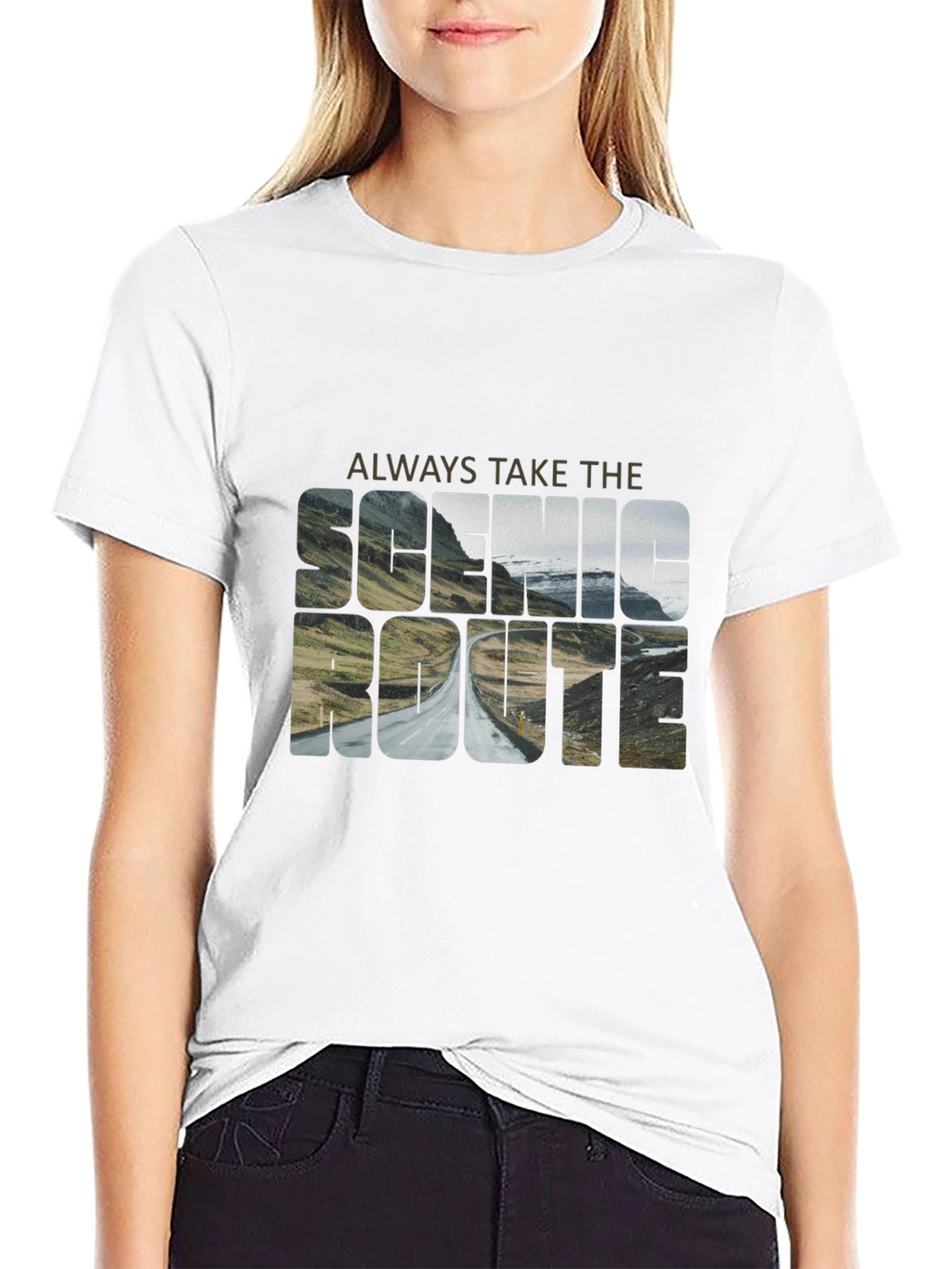 Scenic Route Graphic Tee - Adventure Awaits
