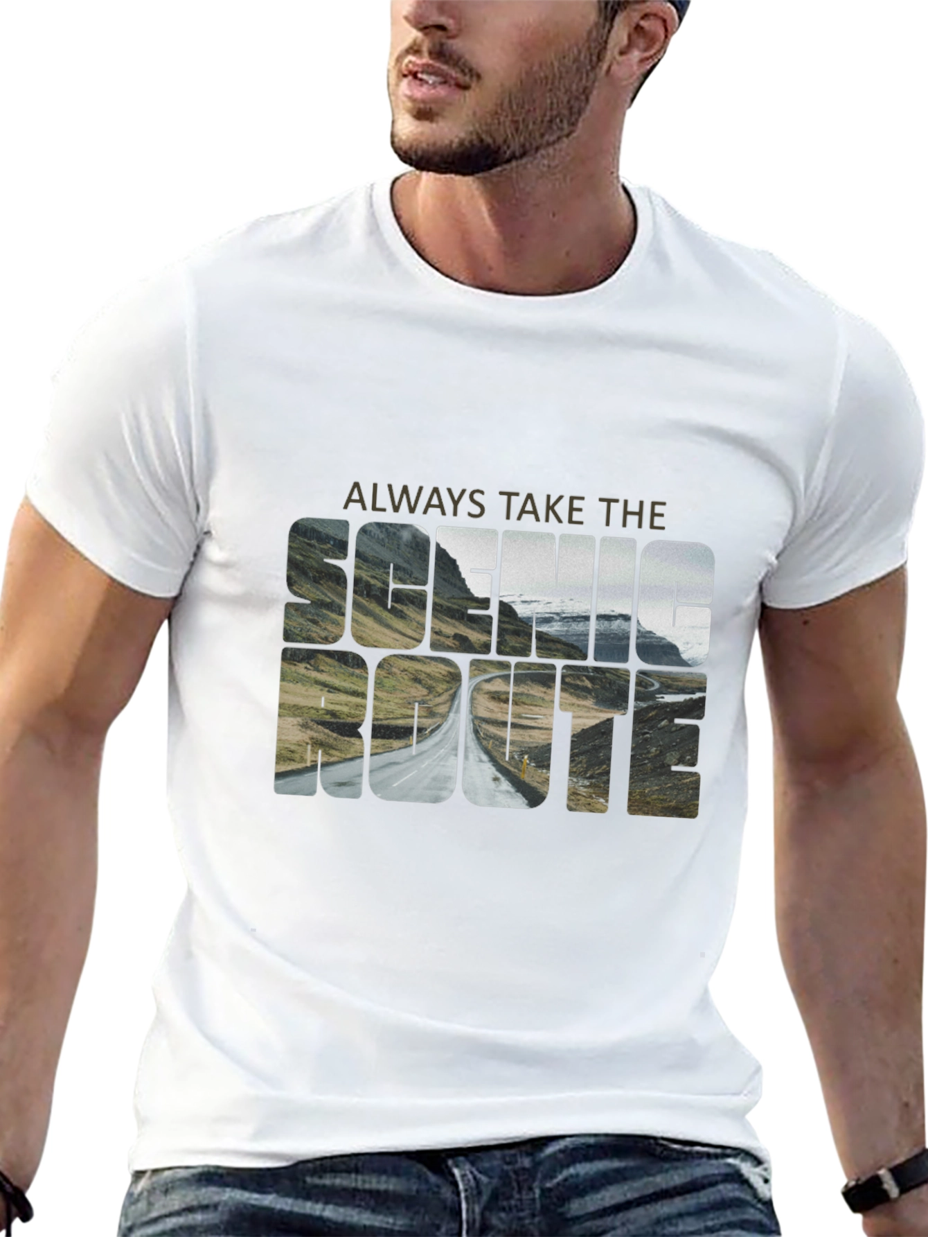 Scenic Route Graphic Tee - Adventure Awaits