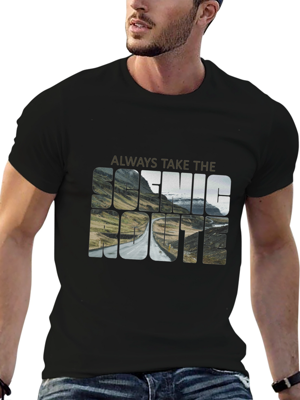 Scenic Route Graphic Tee - Adventure Awaits