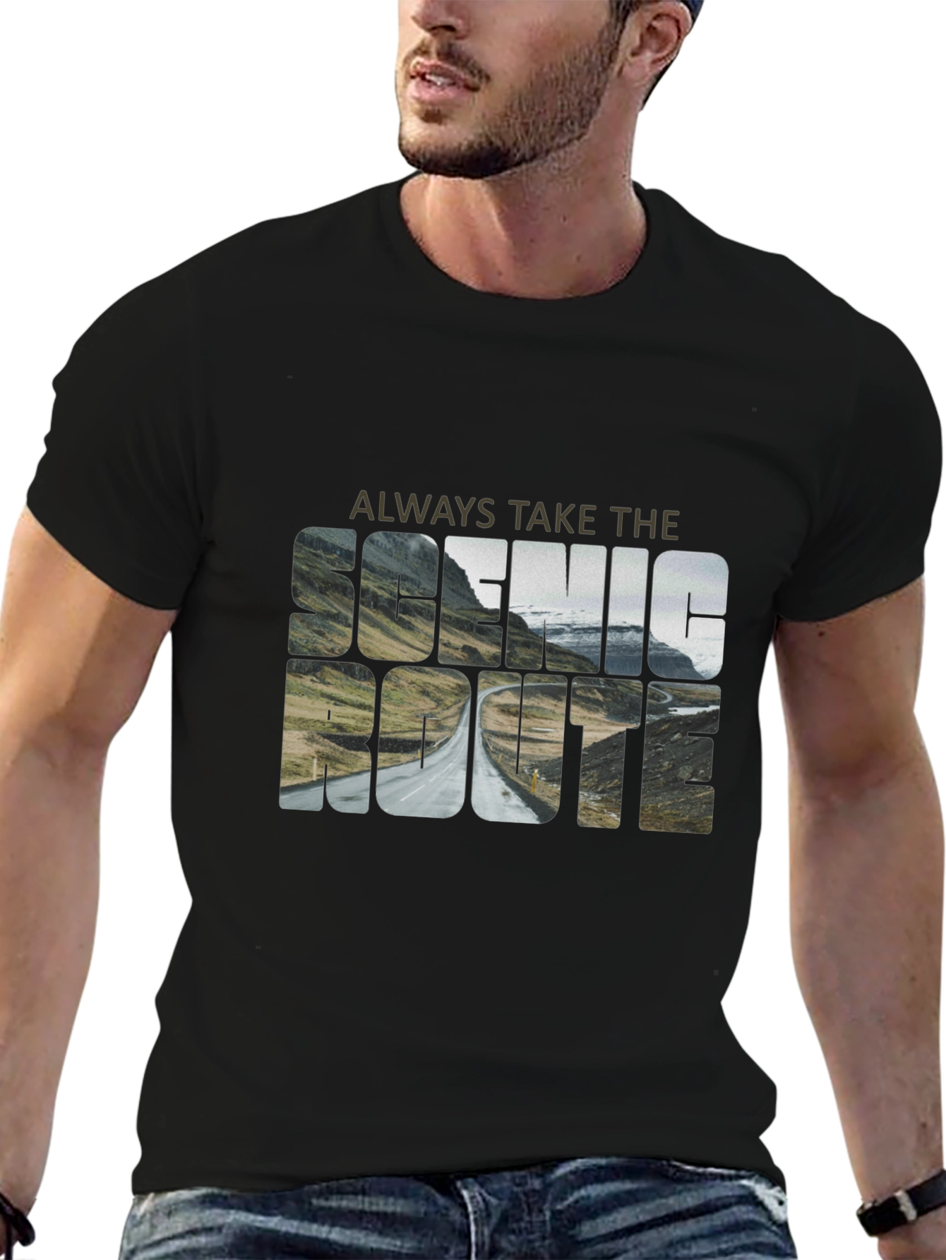 Scenic Route Graphic Tee - Adventure Awaits