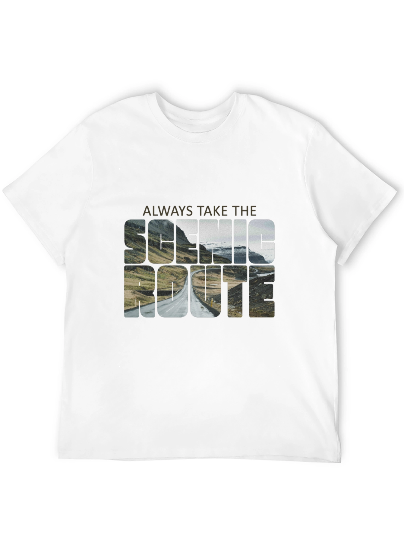 Scenic Route Graphic Tee - Adventure Awaits