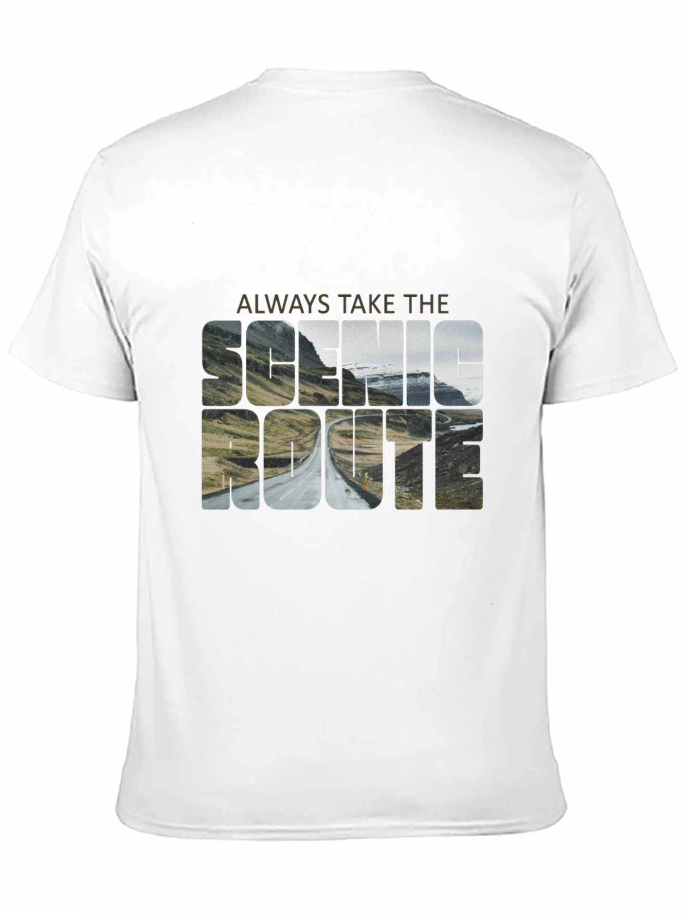 Scenic Route Graphic Tee - Adventure Awaits