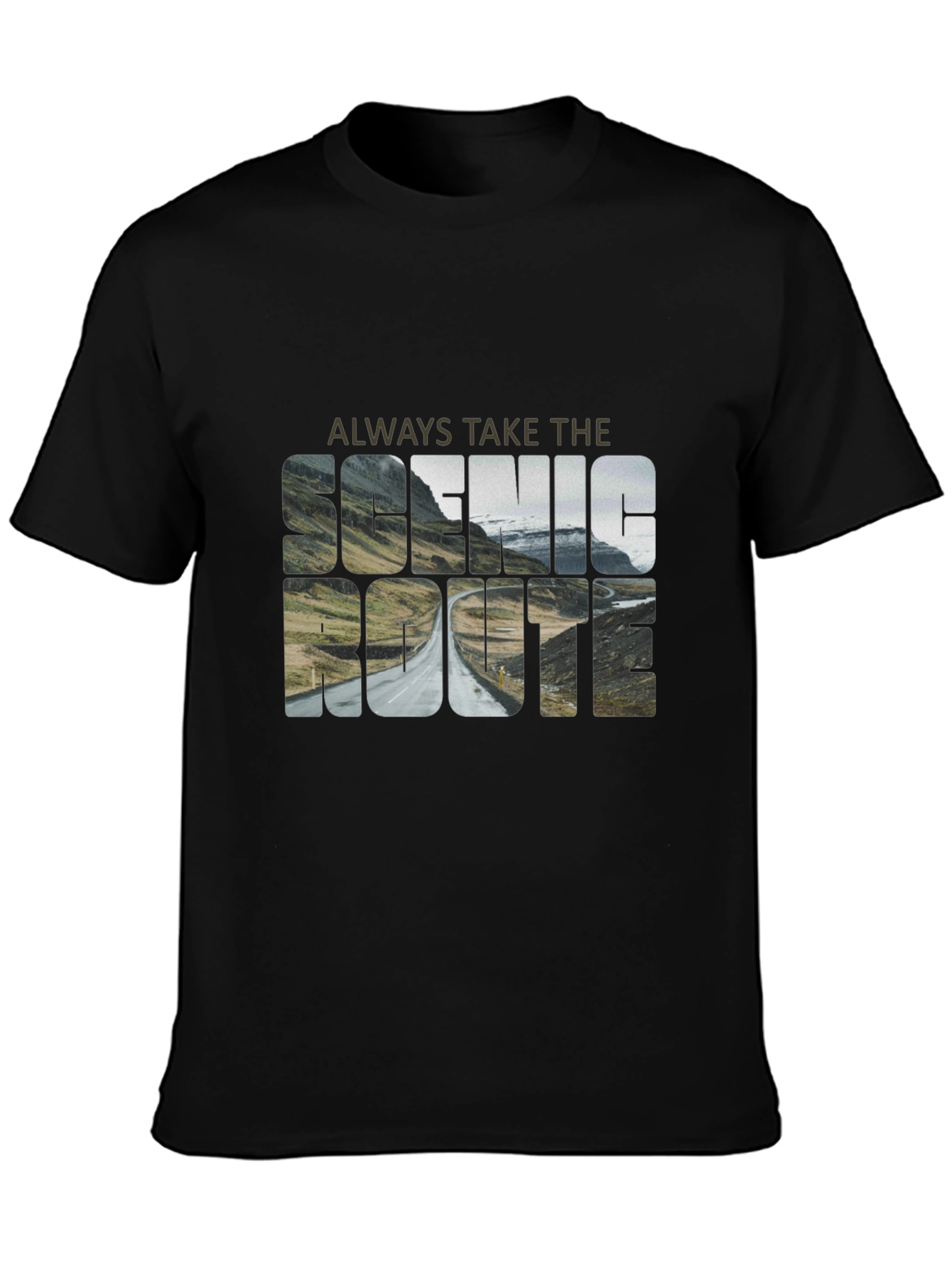 Scenic Route Graphic Tee - Adventure Awaits