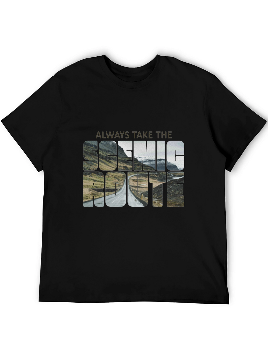 Scenic Route Graphic Tee - Adventure Awaits