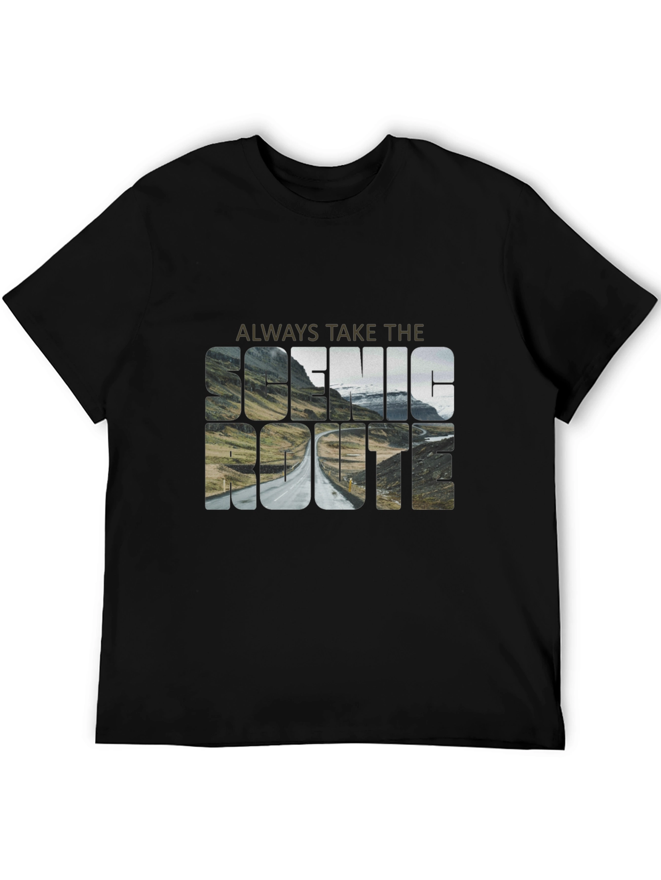 Scenic Route Graphic Tee - Adventure Awaits