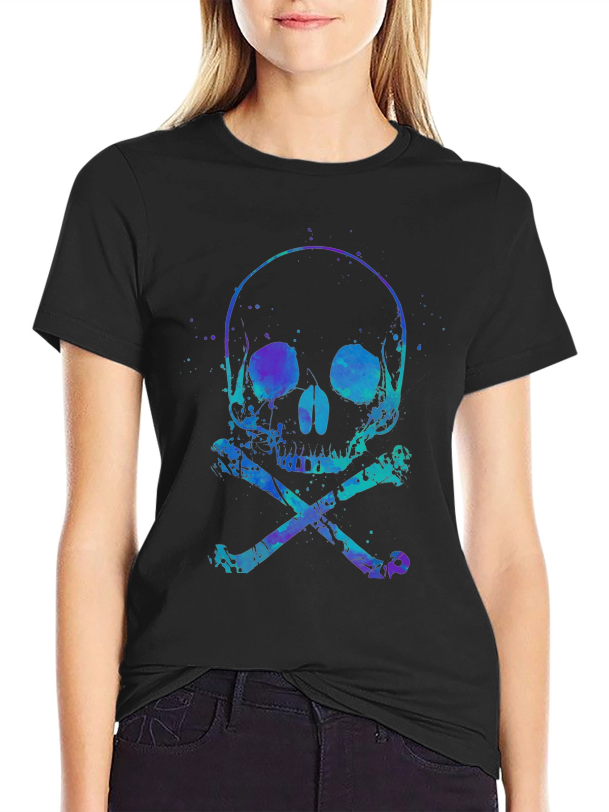 Skull & Crossbones Graphic Tee - Cool Design