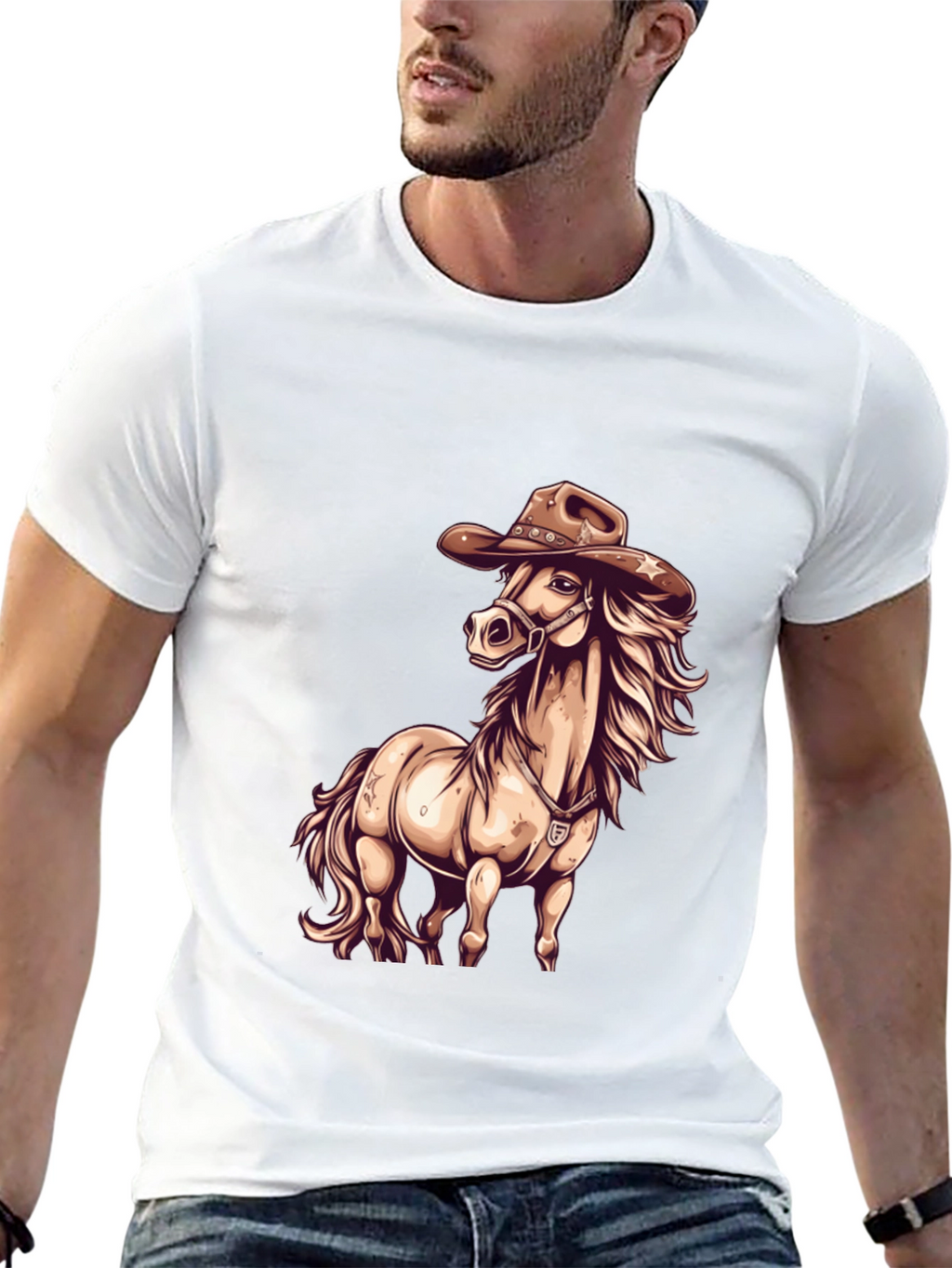 Cowboy Horse Graphic Tee