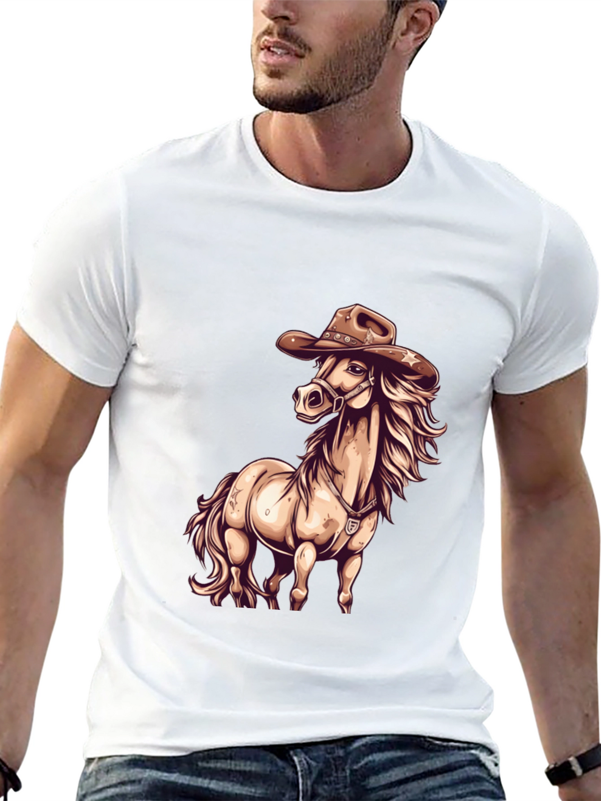 Cowboy Horse Graphic Tee