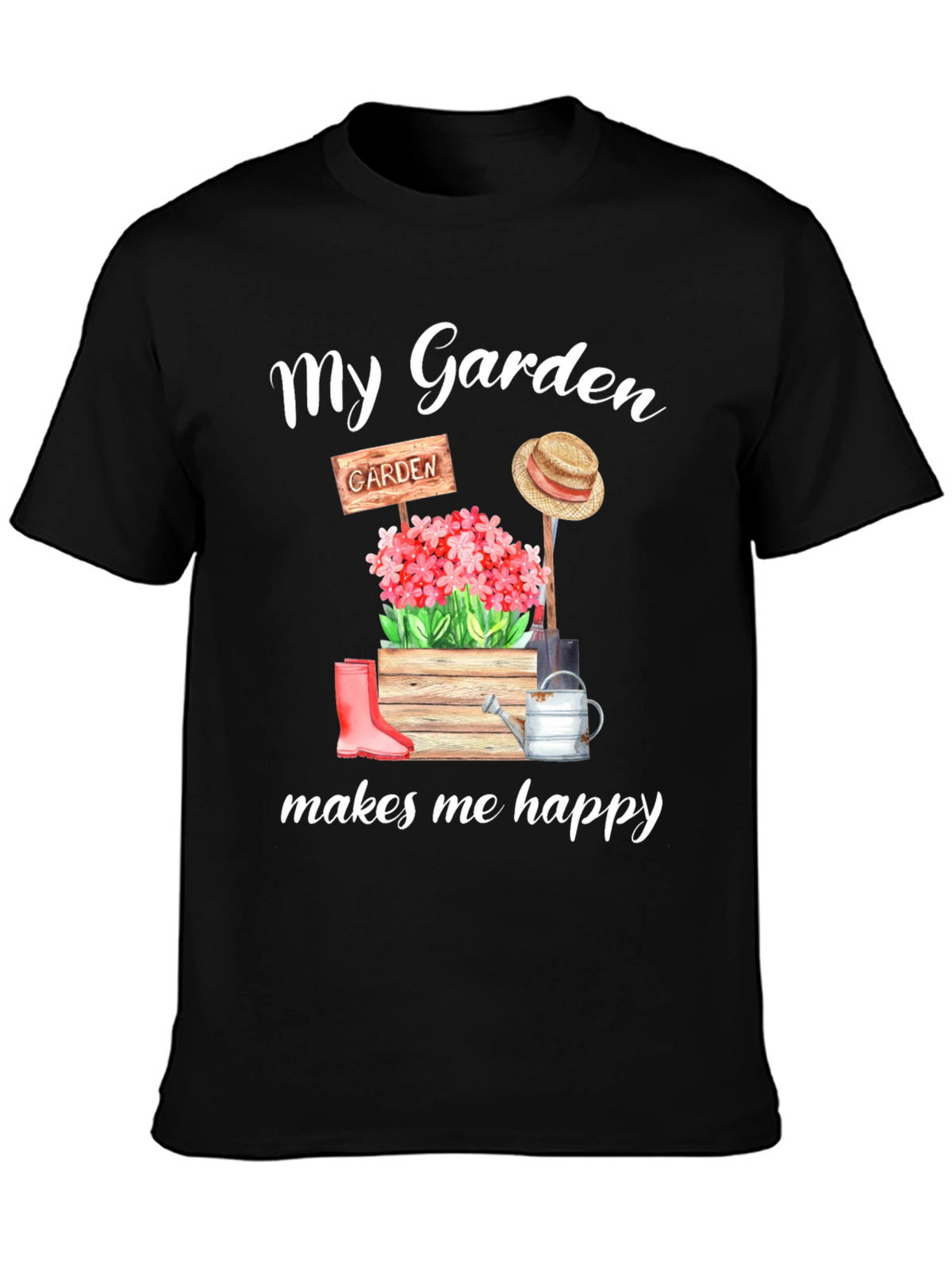 My Garden Makes Me Happy Graphic Tee