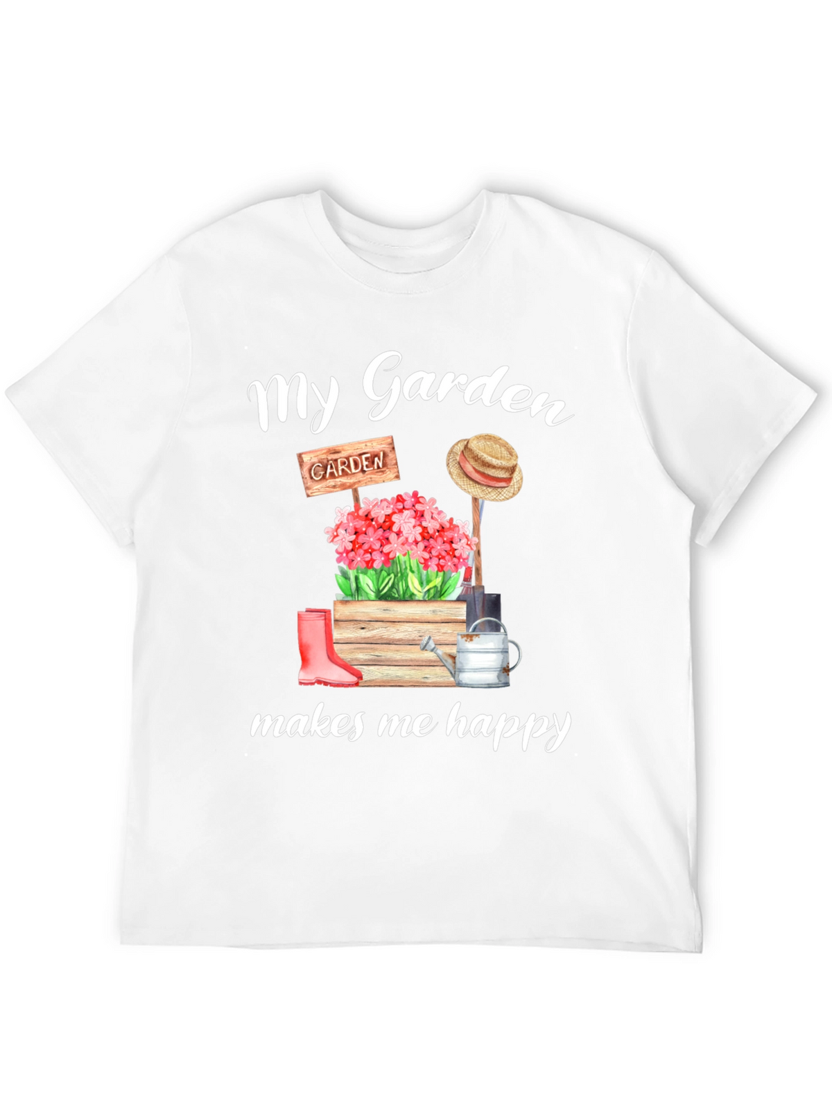 My Garden Makes Me Happy Graphic Tee