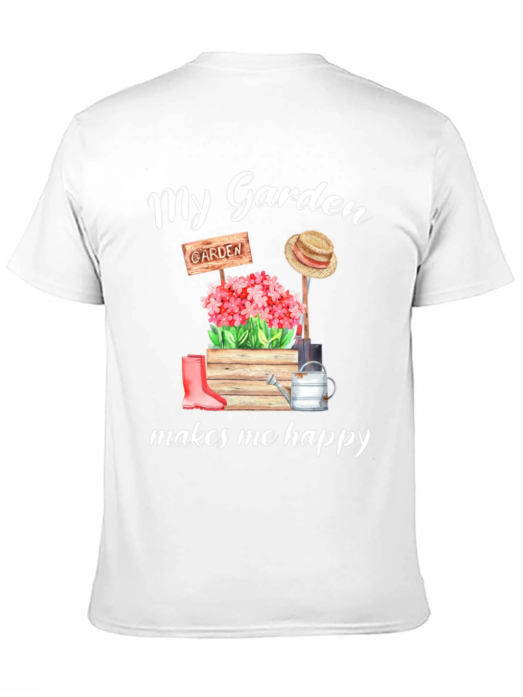 My Garden Makes Me Happy Graphic Tee
