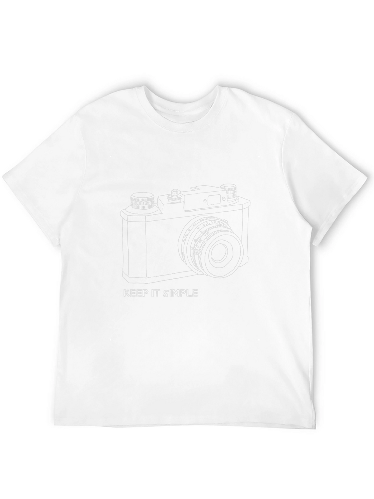 Keep It Simple Camera Graphic Tee