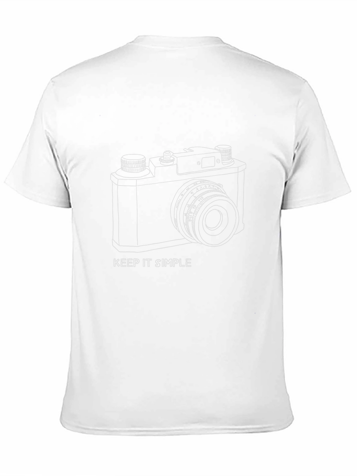 Keep It Simple Camera Graphic Tee