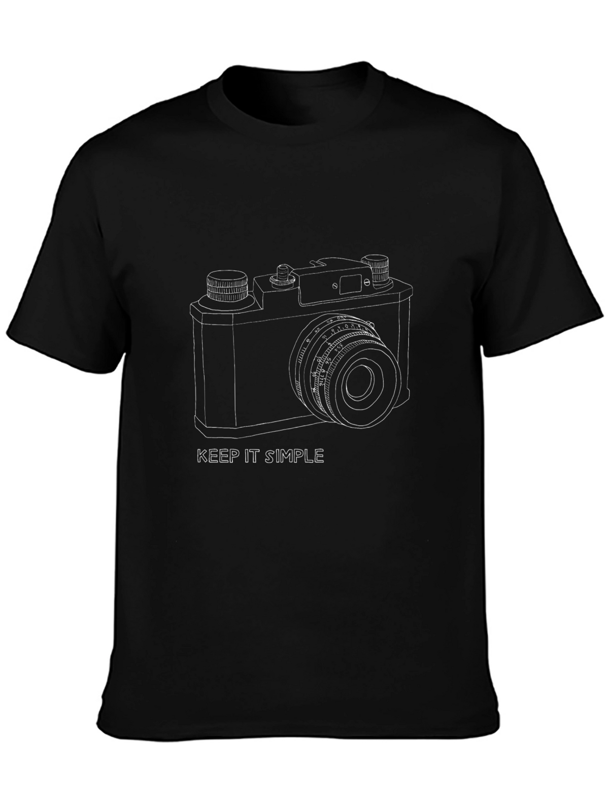 Keep It Simple Camera Graphic Tee