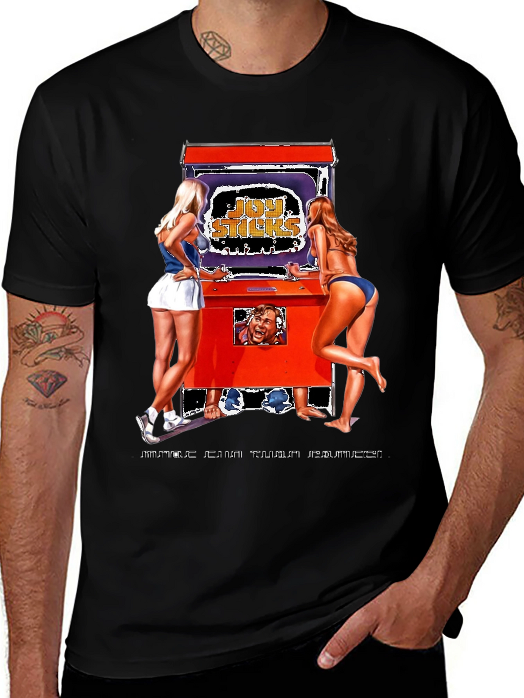 Retro Joy Sticks Arcade T-Shirt