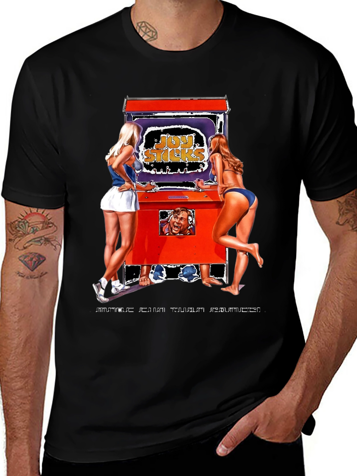 Retro Joy Sticks Arcade T-Shirt