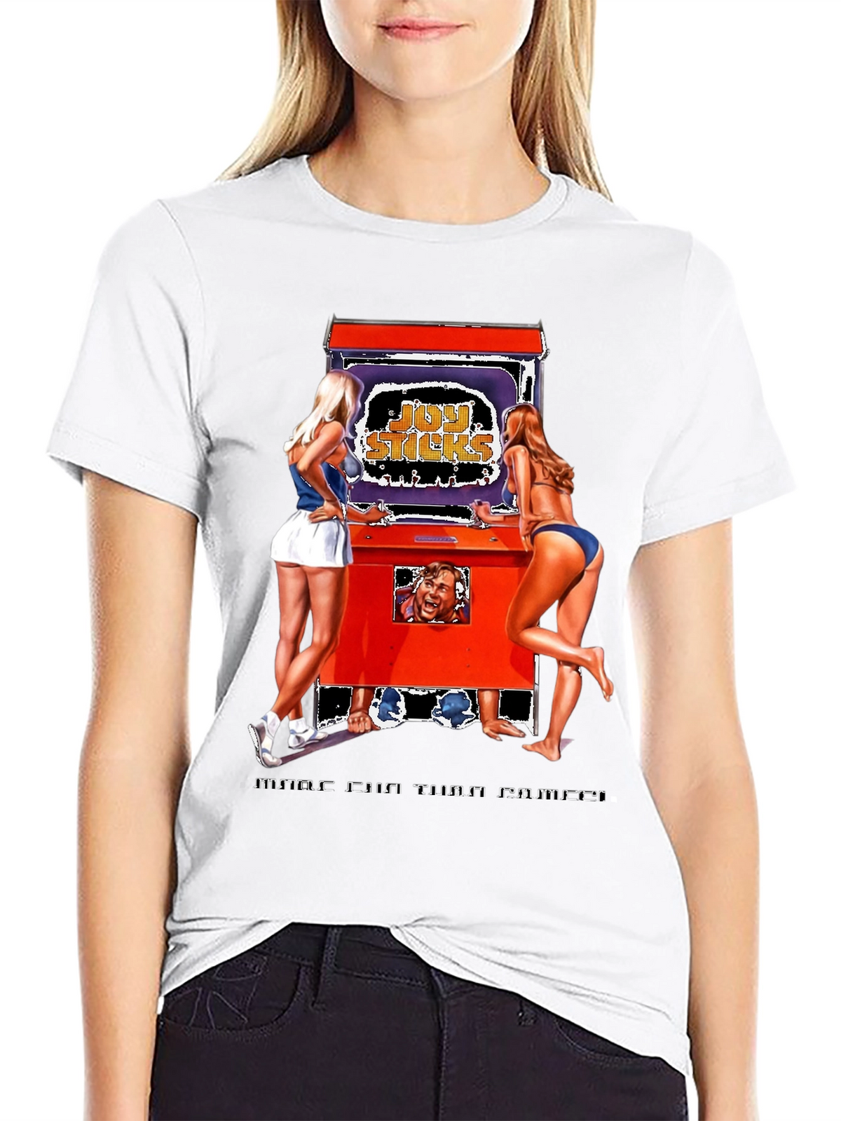 Retro Joy Sticks Arcade T-Shirt