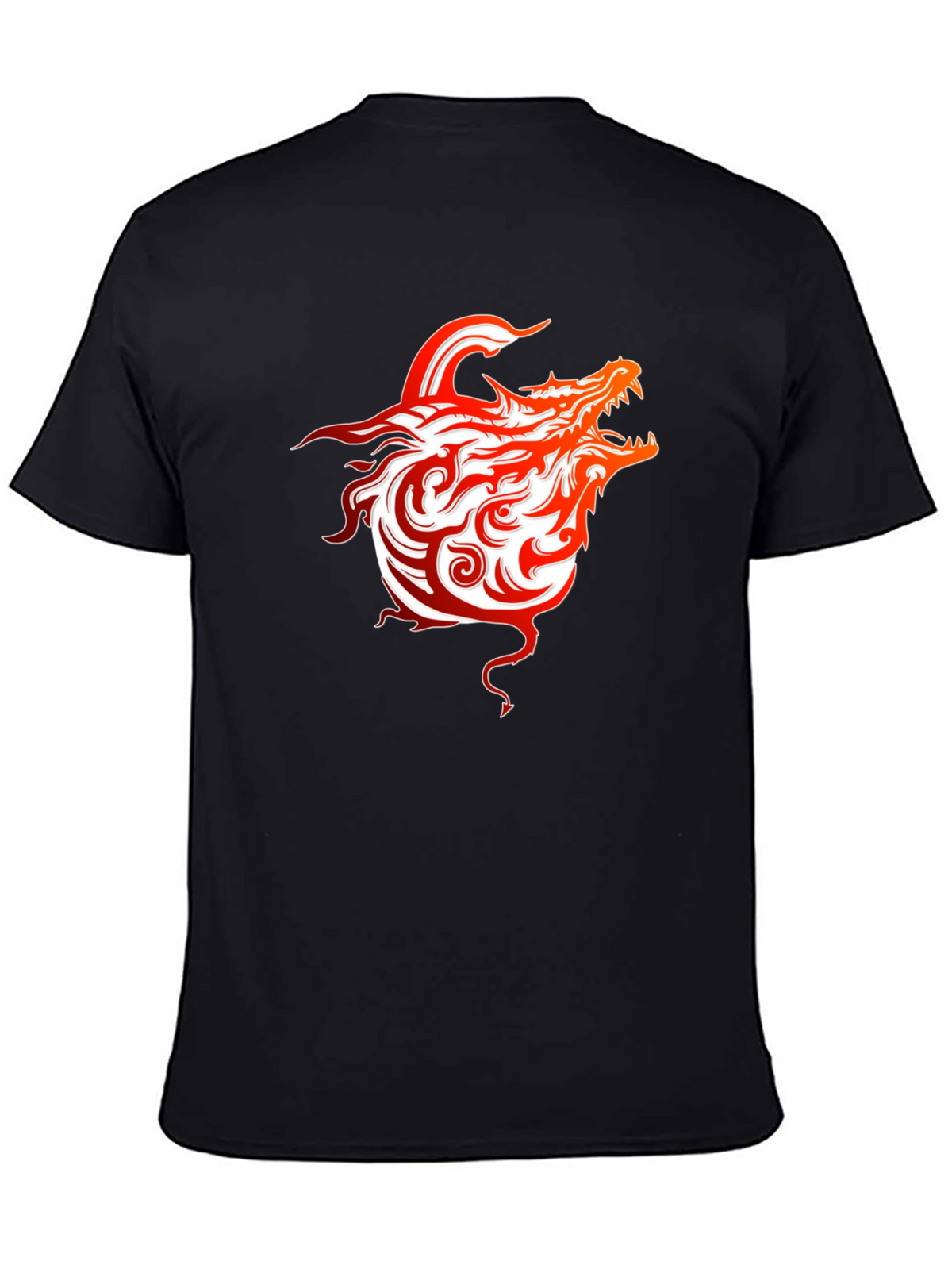 Fiery Dragon Graphic Tee - Bold Style